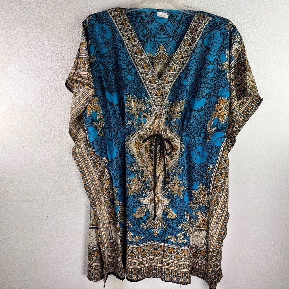 Royal Moda Dashiki-Like Top. Unitalla (1 Size). Made In India. Adjustable Waist